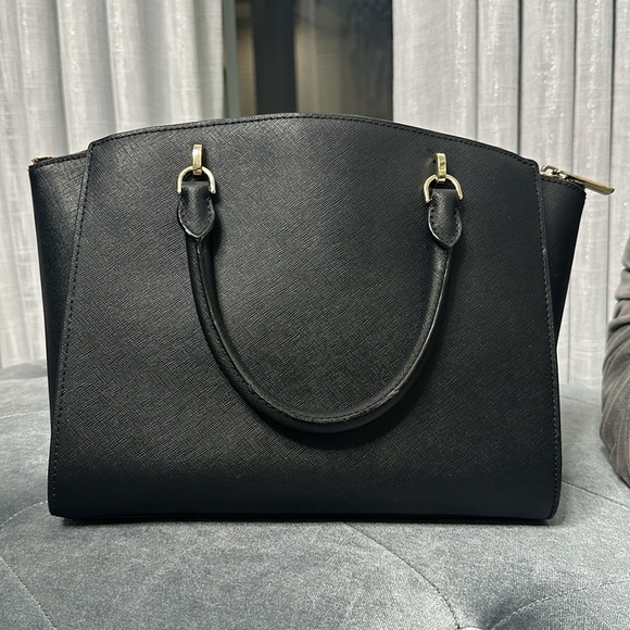 Michael Kors Black Handbag Selma Bag Women’s Black Handbags Satchel Handbags - Picture 8 of 15